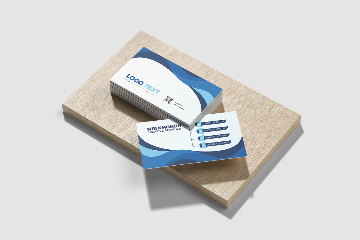 Unique Business Card Design, a Business Card Template by MRI STUDIO (Photo 5 of 9)