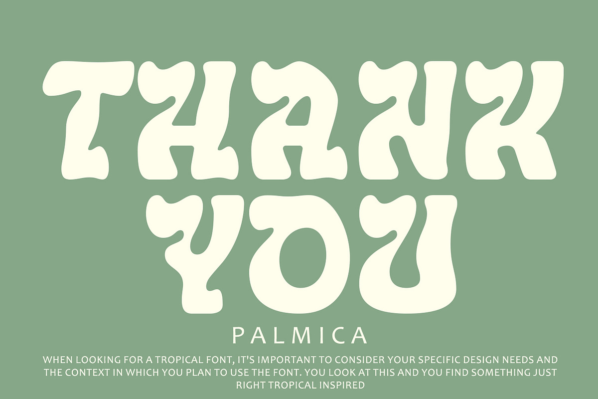 Palmica - Tropical Font, a Serif Font by Arendxstudio (Photo 13 of 13)