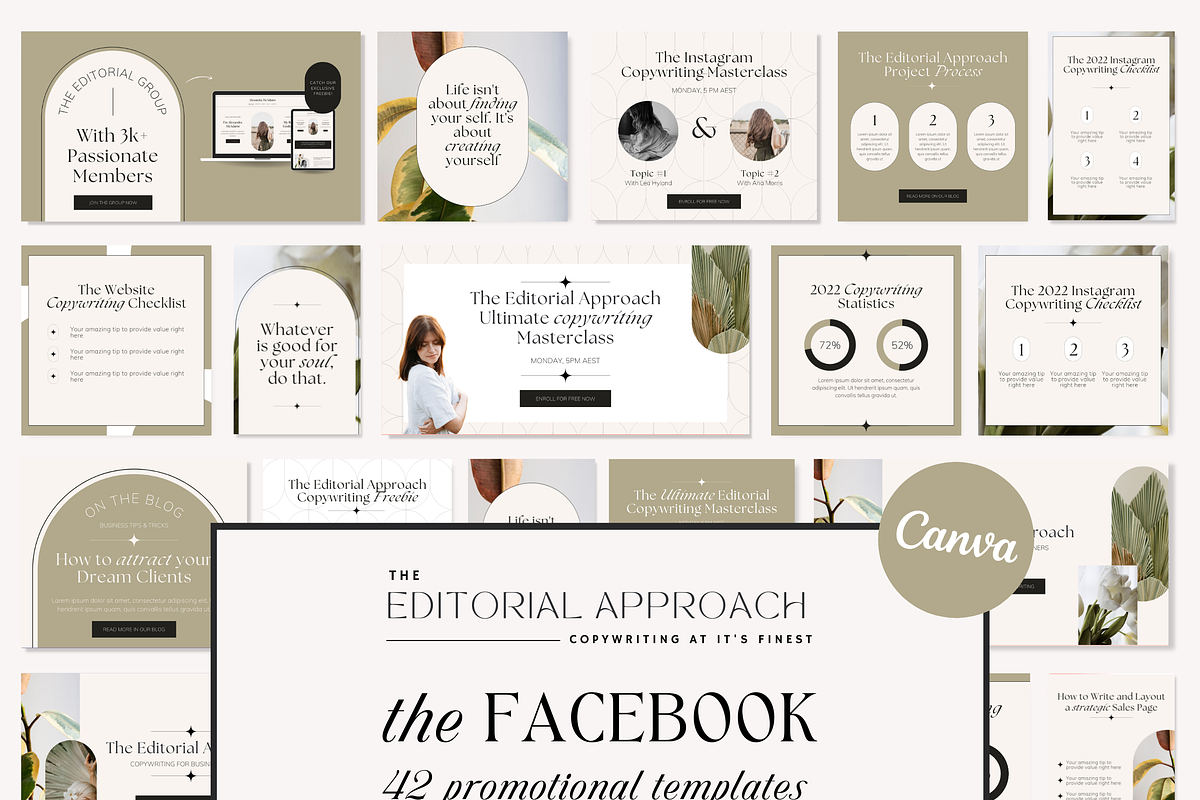 Facebook Post Cover Luxe Canva, a Social Media Template by HerstedHertz (Photo 1 of 10)