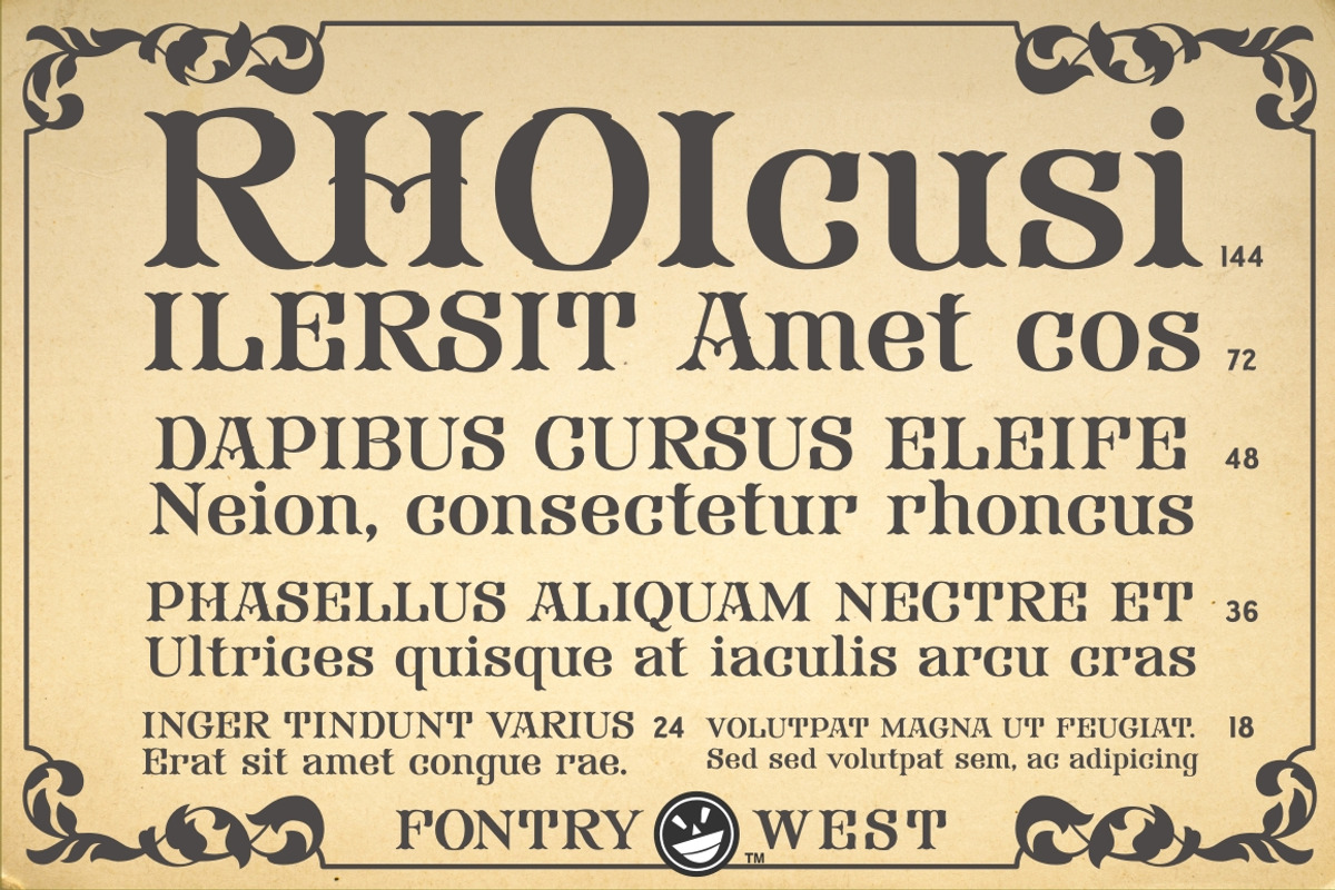 FHA Tuscan Roman, a Serif Font by Fontry West (Photo 10 of 14)