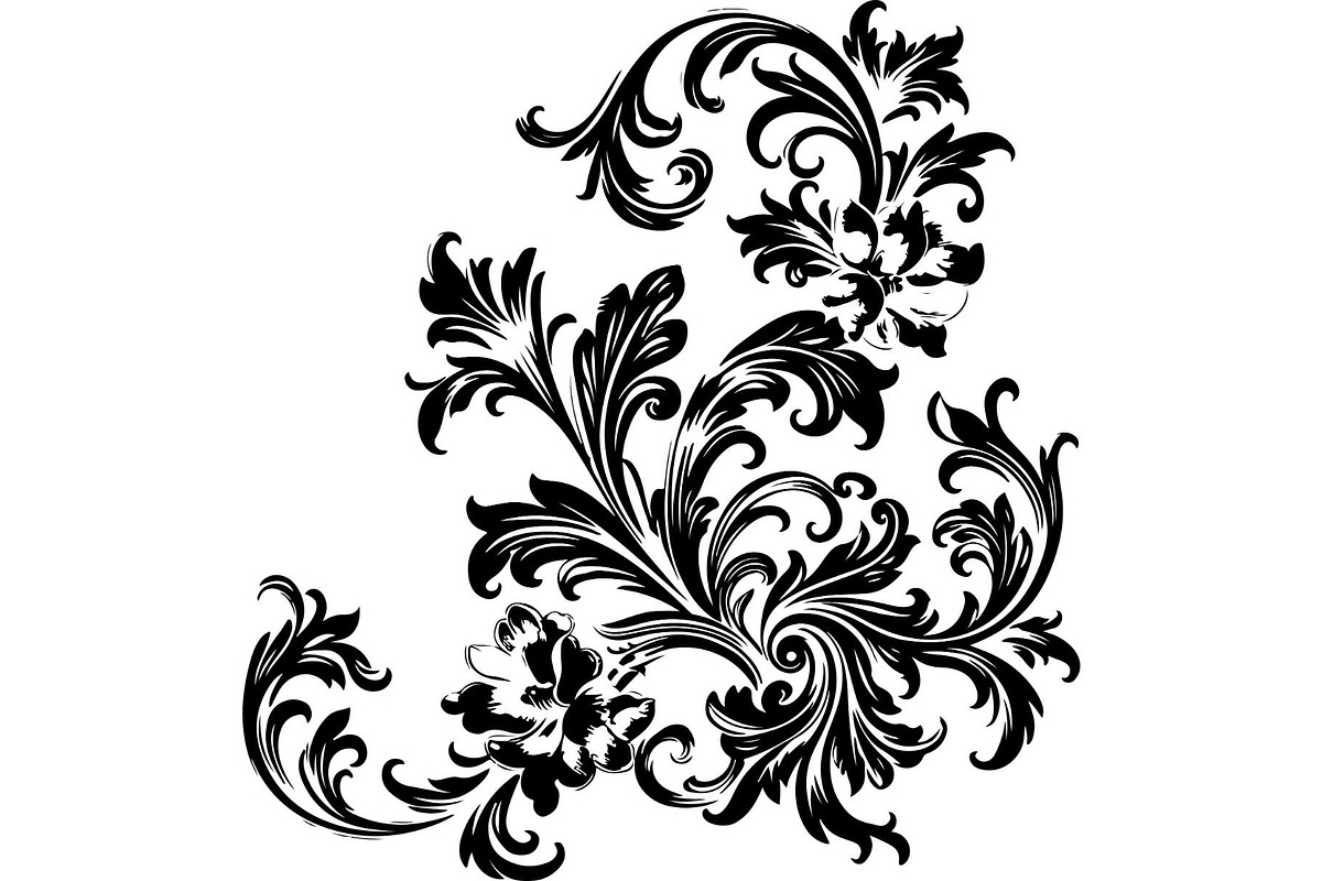Victorian Floral Damask Ornament, an Object Graphic by Gfx_Store (Photo 17 of 32)