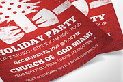 Christmas Party Flyer Template, a Flyer Template by Four C Graphic (Thumbnail 10 of 10)