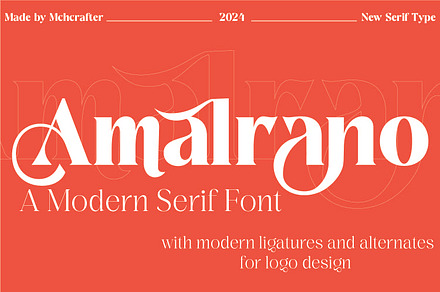 Amalrano | Modern Serif Display Font