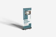 Roll Banner Mockup, an Advertising Mockup by bimockup (Thumbnail 4 of 6)