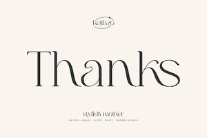 Stylish Mother - Display Serif Font