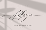 Allegia Handwritten Wedding Font, a Handwritten Font by etigletters (Thumbnail 1 of 10)