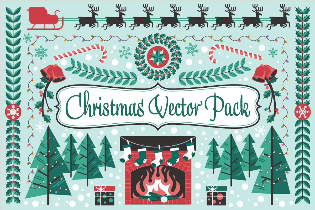 Christmas Holiday Vector Pack