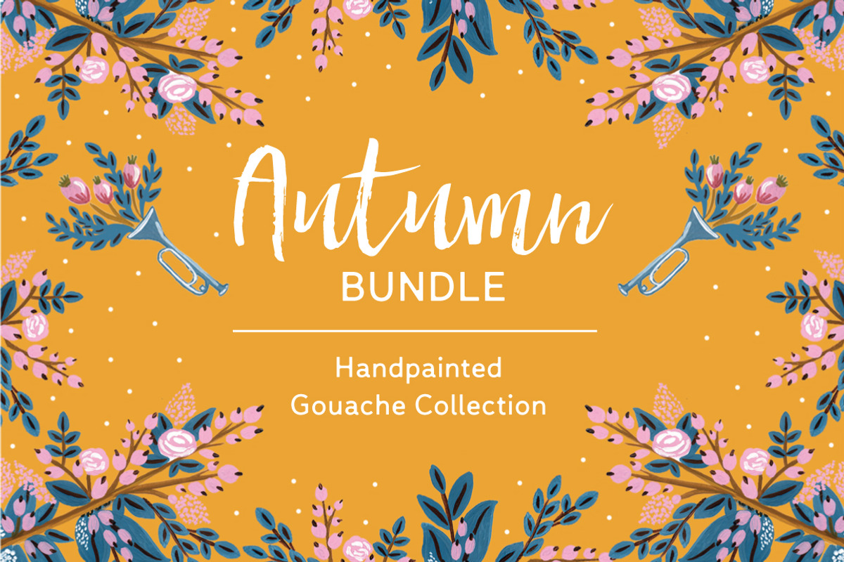 Autumn Bundle Seamless Pattern, a Pattern Graphic by AnzhelikaGerman (Photo 1 of 7)