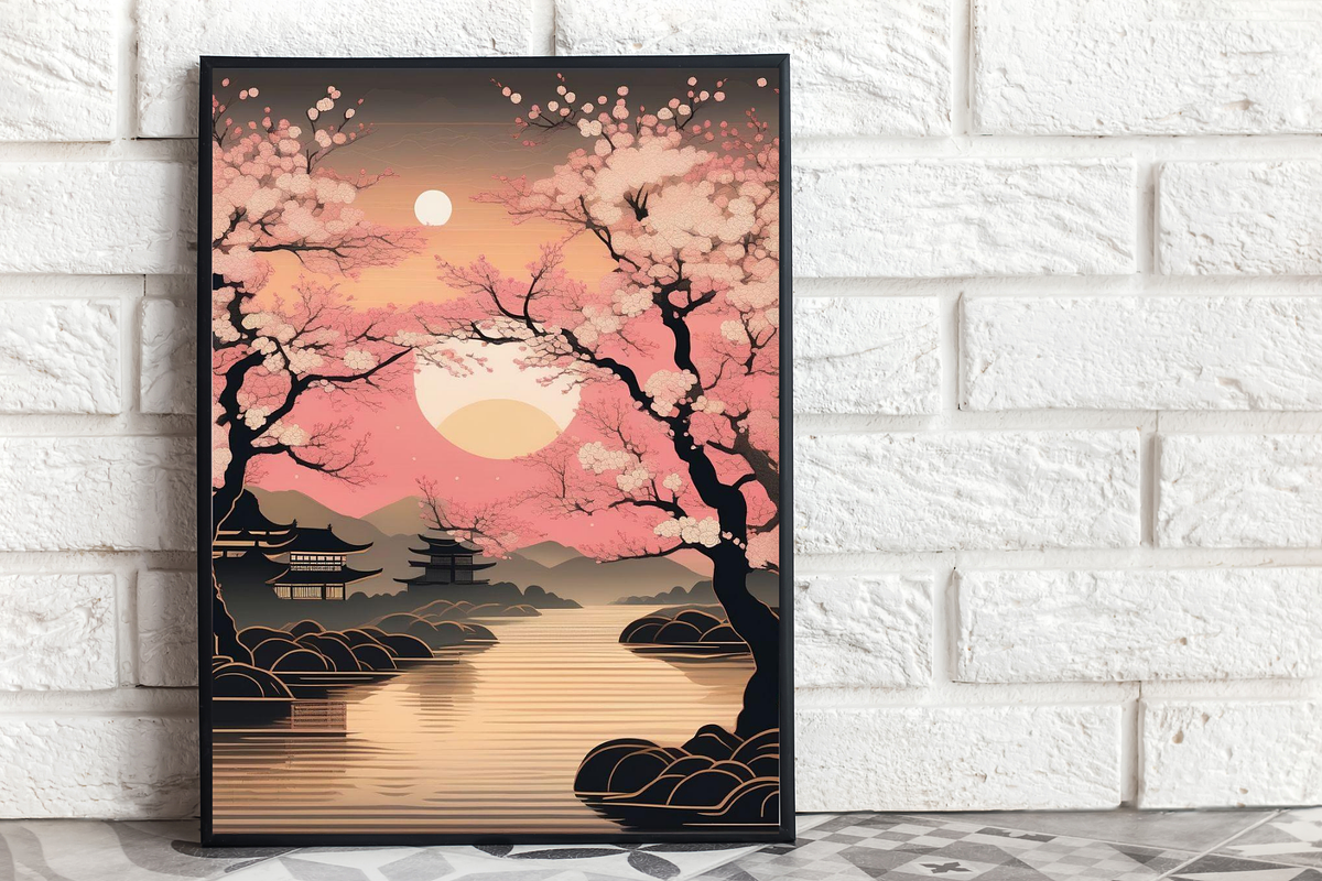 Ukiyo-e Landscapes – Japanese Art, an Illustration by Vandy Fullum (Photo 5 of 5)