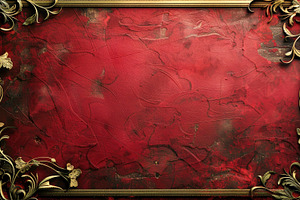 An ornate gothic-style frame with re, a Photo by LOGOCREATIVE