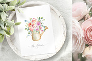 Rose Garden Watercolor Set, a Decorative Illustration by Eva Katerina (Thumbnail 9 of 9)