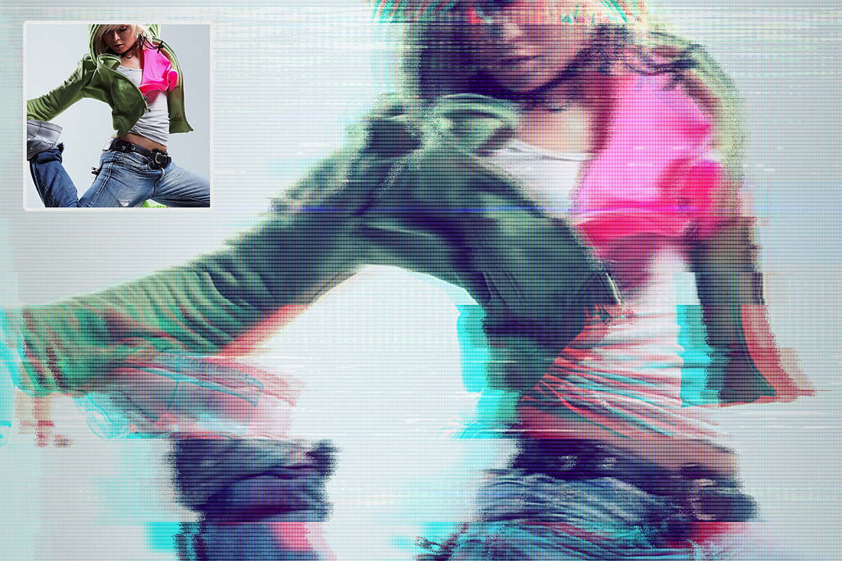 ULTRA GLITCH - Glitch Effect Action, an Action Add-On by DesignRocket (Photo 2 of 9)