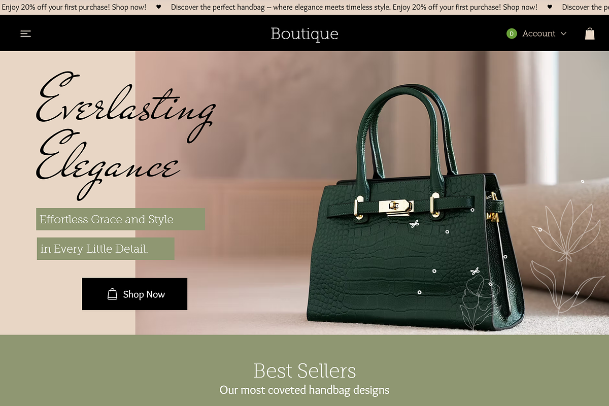 Fashion Webshop - Wix Studio Website preview 7
