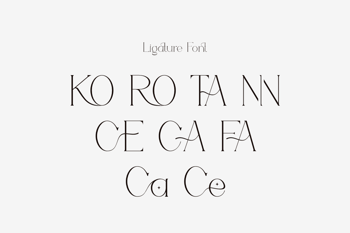 Cafgirst - Luxury Font, a Serif Font by Iqsiart Studio (Photo 12 of 16)
