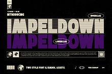 Impeldown Display Font & Symbols