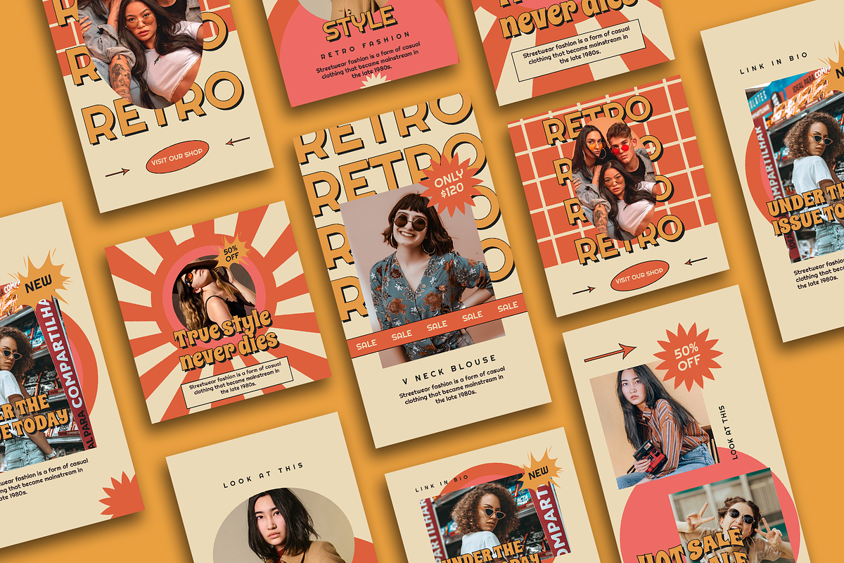 Juonime Instagram Template, a Social Media Template by Creatchees.std (Photo 3 of 5)