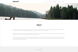 Minlight - Minimal Creative Theme