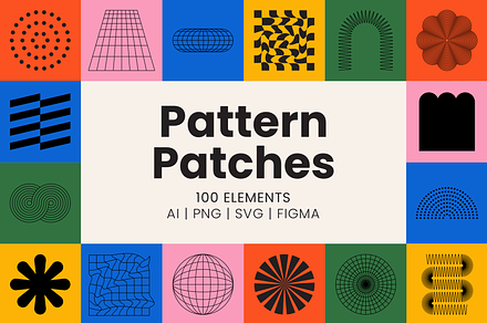 Pattern Patches and Abstract Shapes