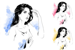 Fashion Illustration, Portrait