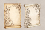 Vintage Decorative Borders & Frames, a Decorative Illustration by MRI STUDIO (Thumbnail 23 of 34)