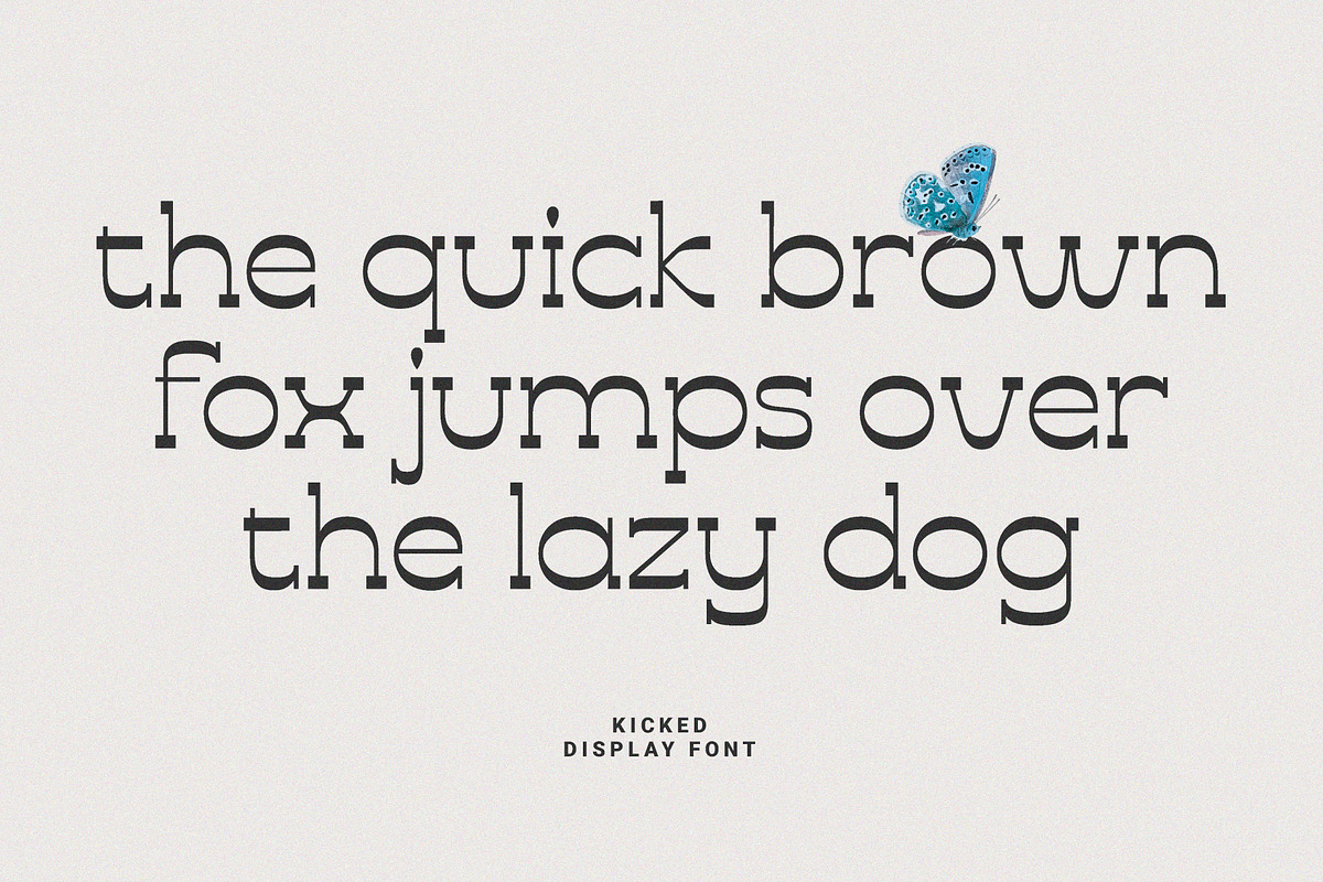 Kicked Display, a Slab Serif Font by Prioritype Co (Photo 3 of 10)