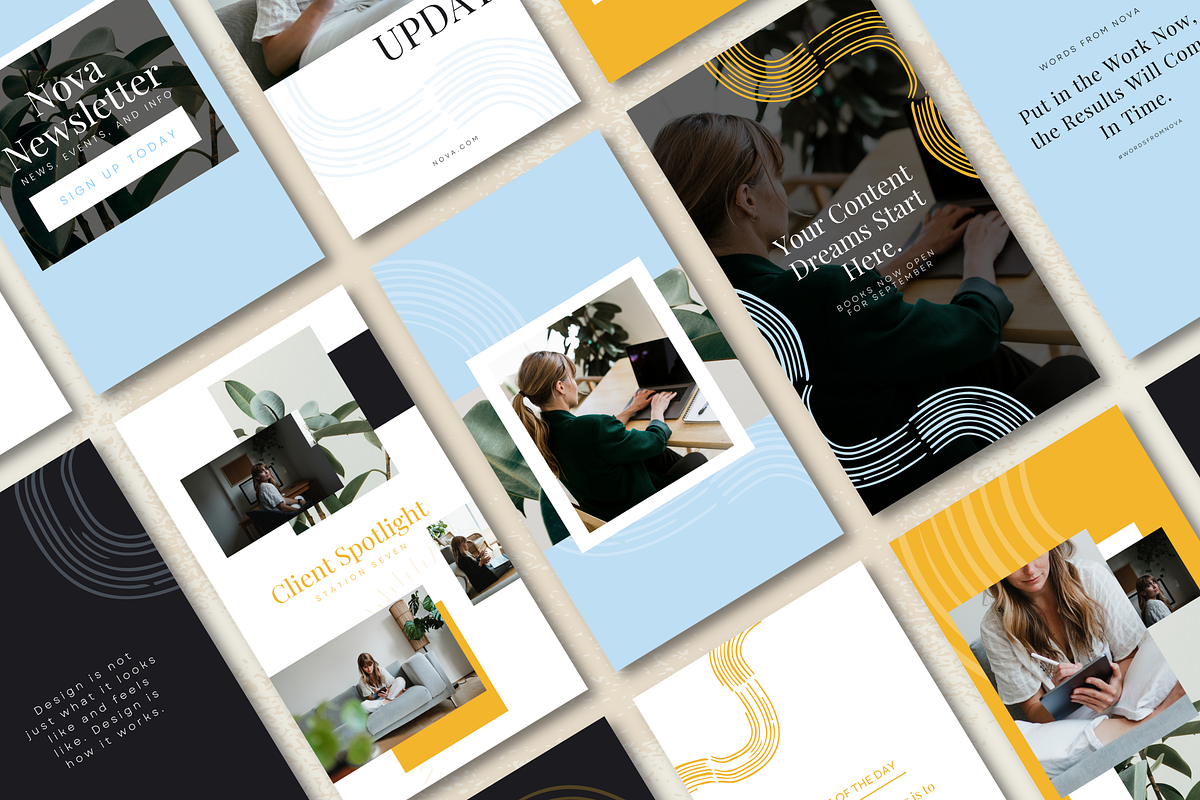 Instagram Canva Bundle - Nova, a Social Media Template by Station Seven (Photo 7 of 9)