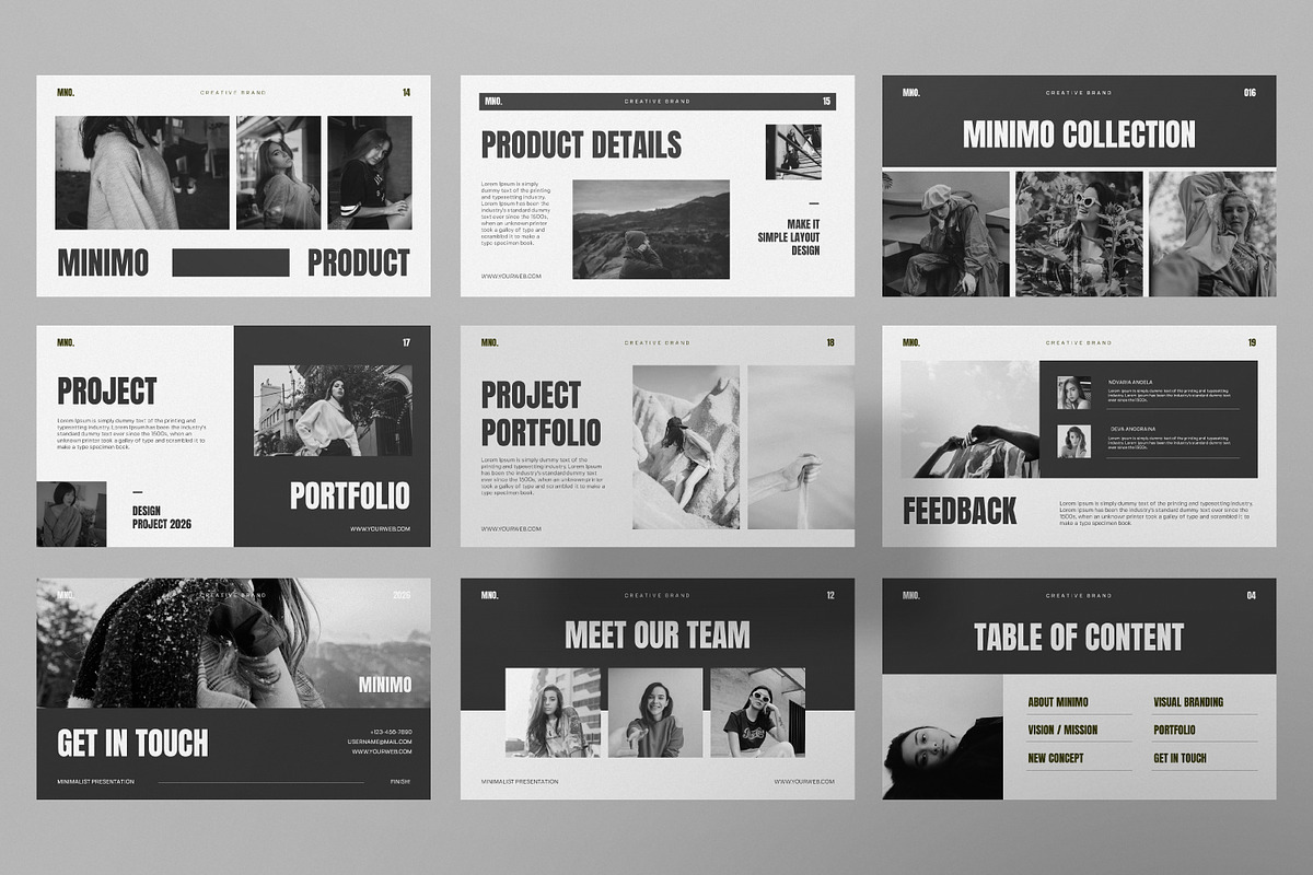 Minimo Minimal Template, a Presentation Template by Portocraft (Photo 7 of 9)