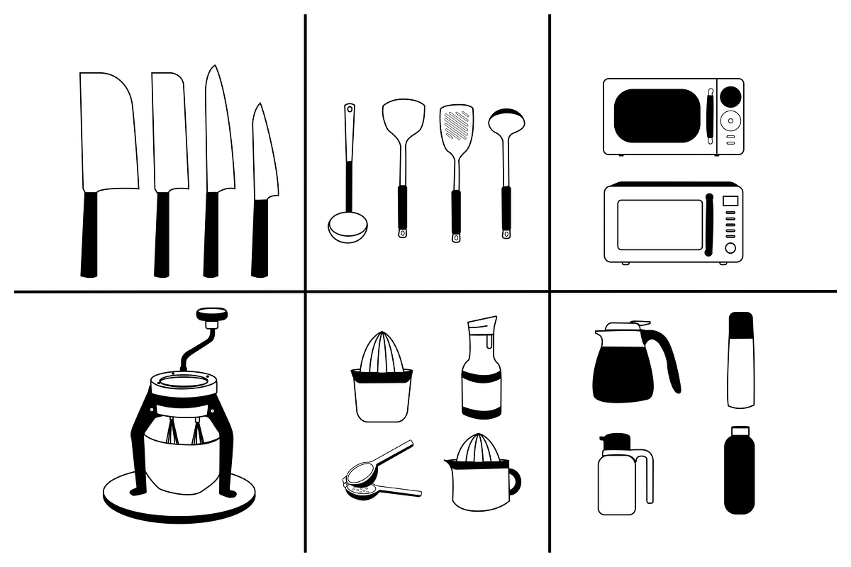 150+ Cookware Illustrations, a Food Illustration by The Journey Atelier (Photo 6 of 11)