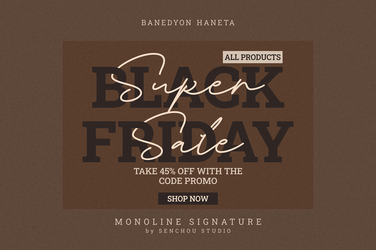 Banedyon Haneta, a Script Font by Creative Keelik (Photo 2 of 8)