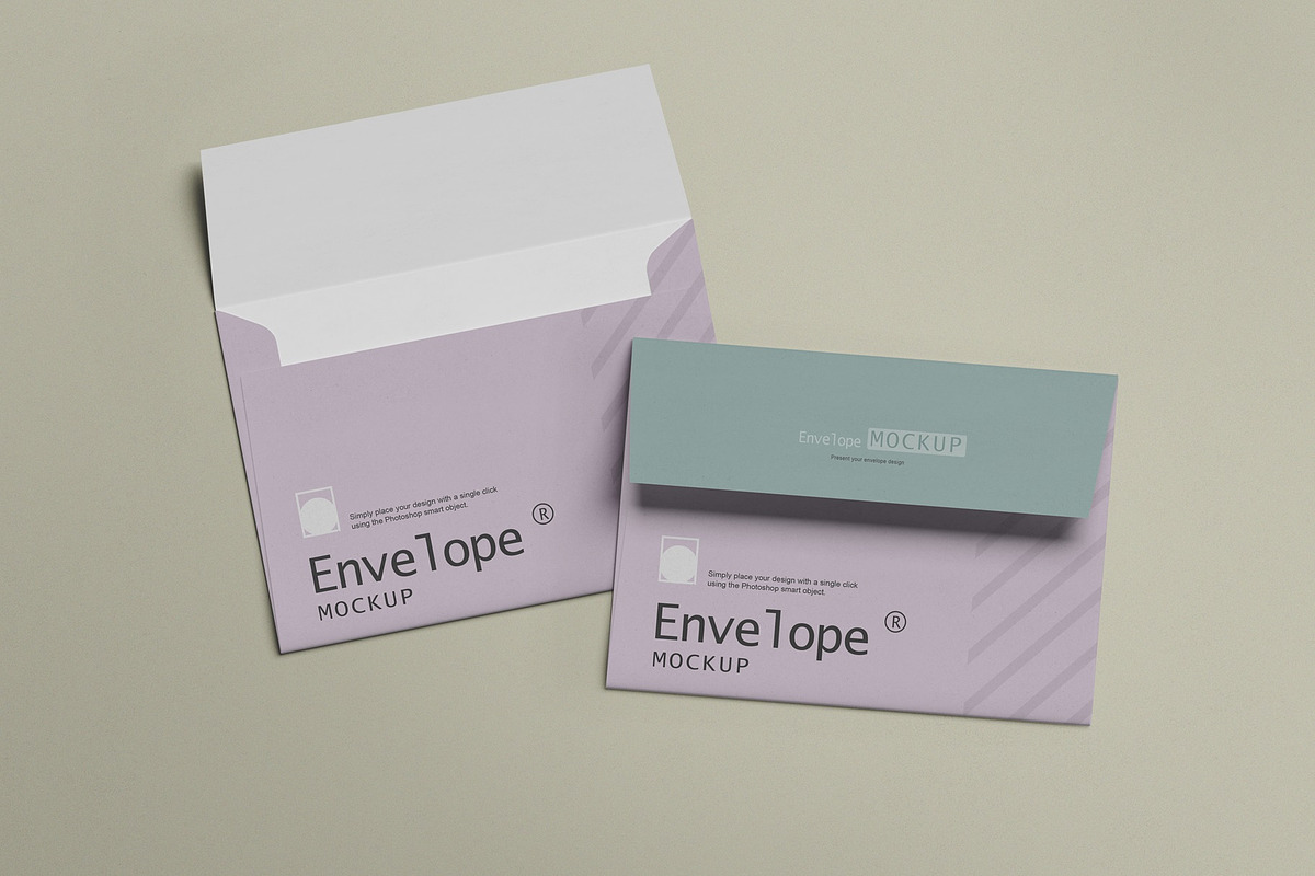 Envelope Mockup, a Stationery Template by Tahtagraphic (Photo 6 of 7)