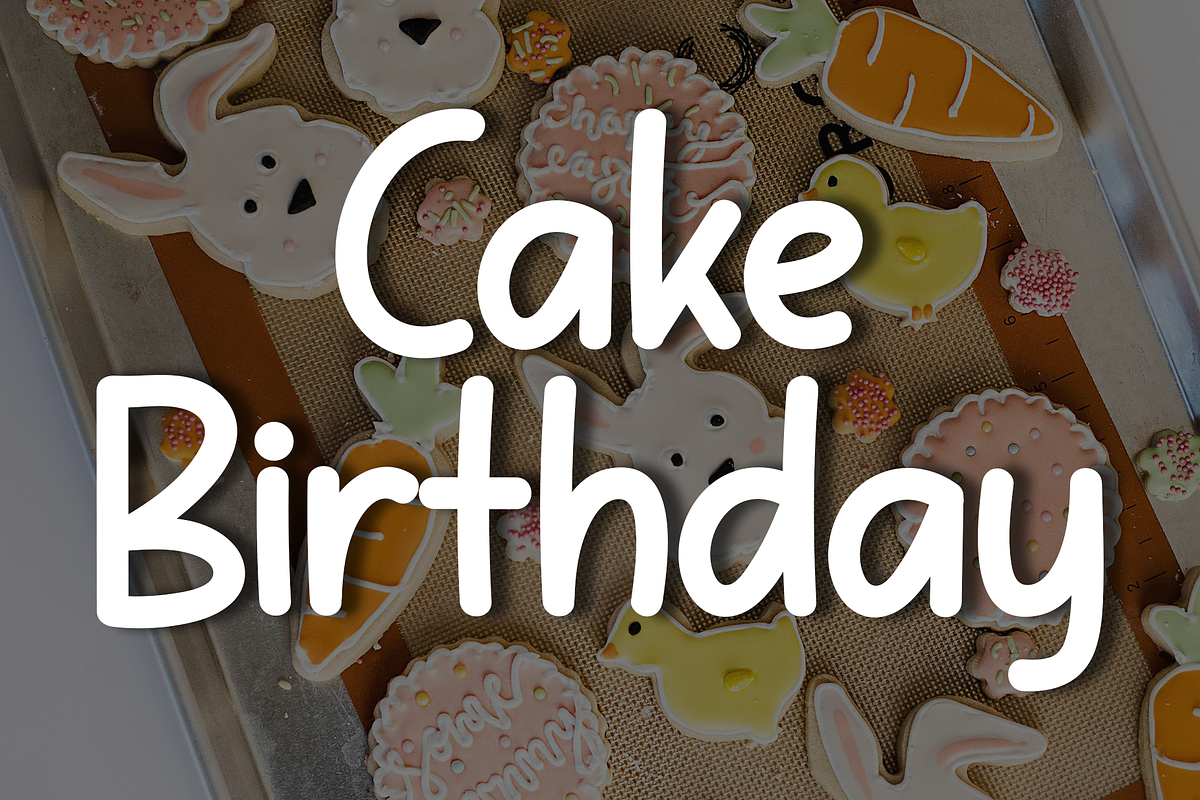 Birthday Handwriting, a Sans Serif Font by InermediaSTUDIO (Photo 8 of 8)