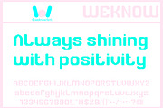 Bright Side font, a Sans Serif Font by weknow (Thumbnail 2 of 8)