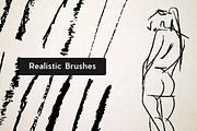 Set of 38 Charcoal Brushes, a Brush Add-On by Uncommon Mockups (Thumbnail 2 of 4)