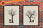 10 Tree & Tombstone Stamp Brushes, a Brush Add-On by vectstudio (Thumbnail 7 of 10)