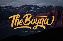 Boyna - Bold Script Font
