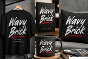 Wavy Brick, a Sans Serif Font by Wow Magic (Thumbnail 3 of 5)