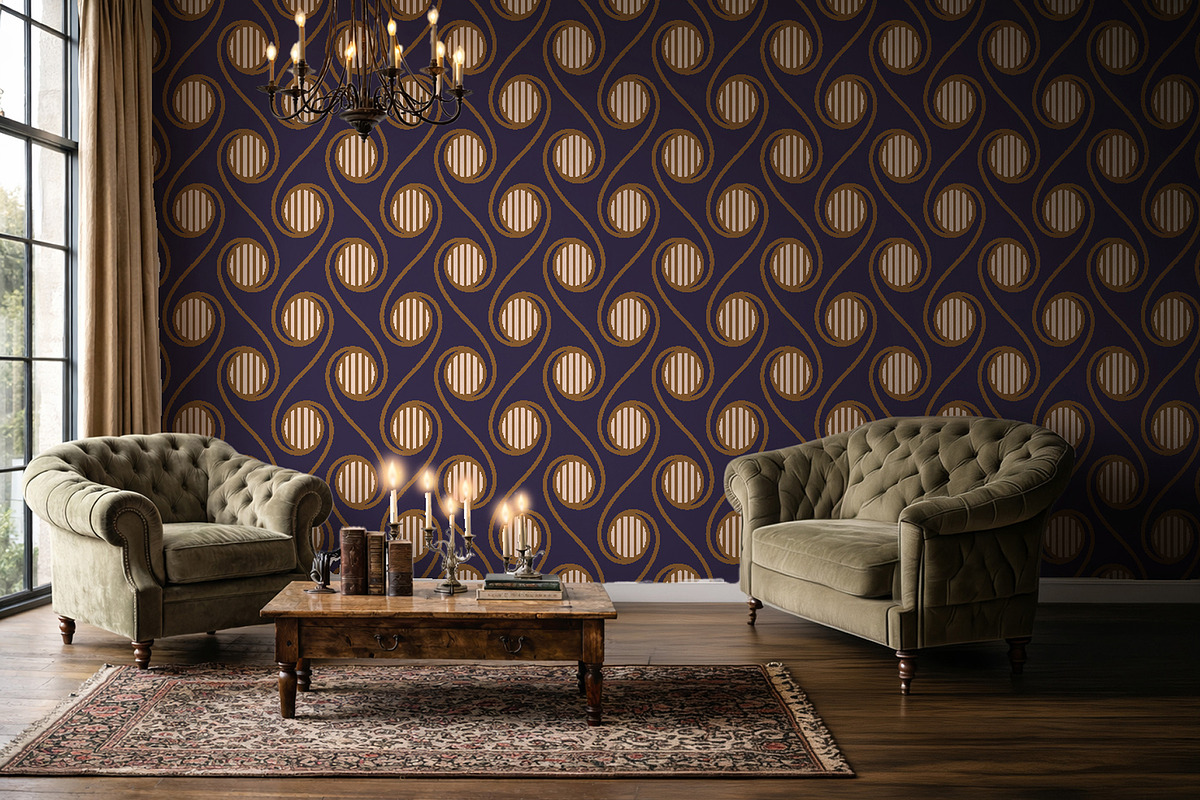 Modern Retro Geometric Pattern, a Pattern Graphic by StudioGlouna (Photo 9 of 9)