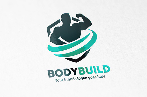 Body Builder Logo, a Branding & Logo Template by WheelieMonkey