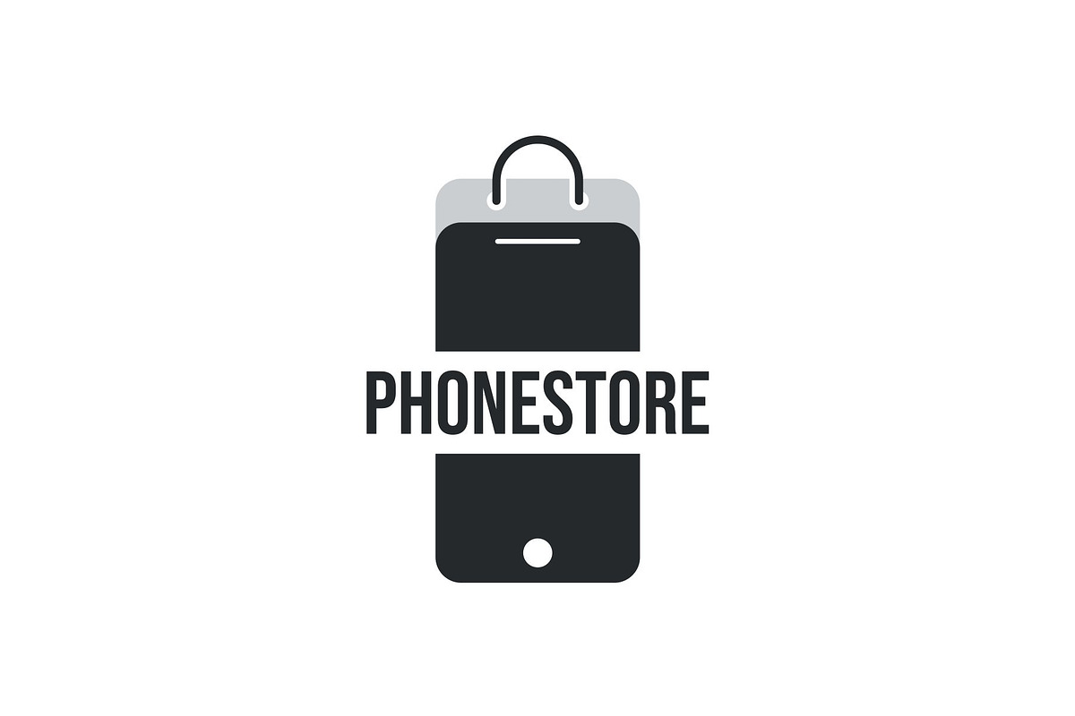 Phone Store Icon, a Branding & Logo Template by Buqancreative