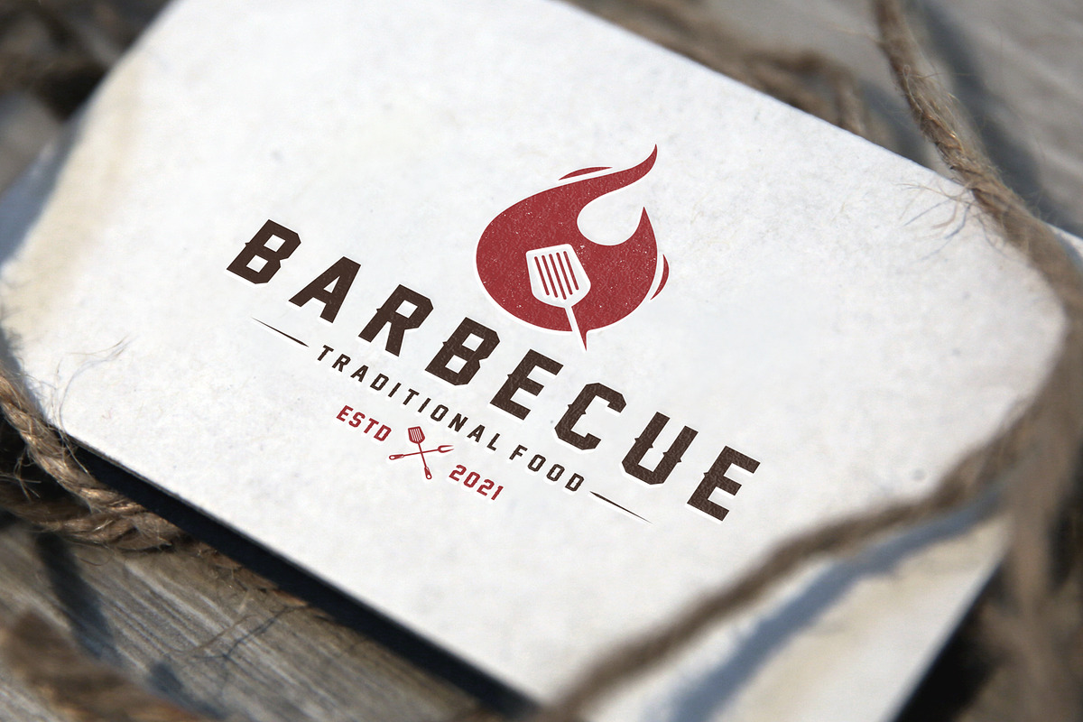 Barbecue Fire Logo Template, a Branding & Logo Template by vectorwithin (Photo 3 of 4)