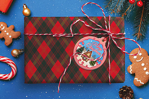 Christmas Gift Tag - Cherry Merry