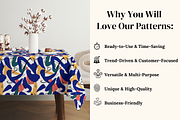 Cobalt Studio Abstract Patterns, a Pattern Graphic by Ninterints (Thumbnail 4 of 10)