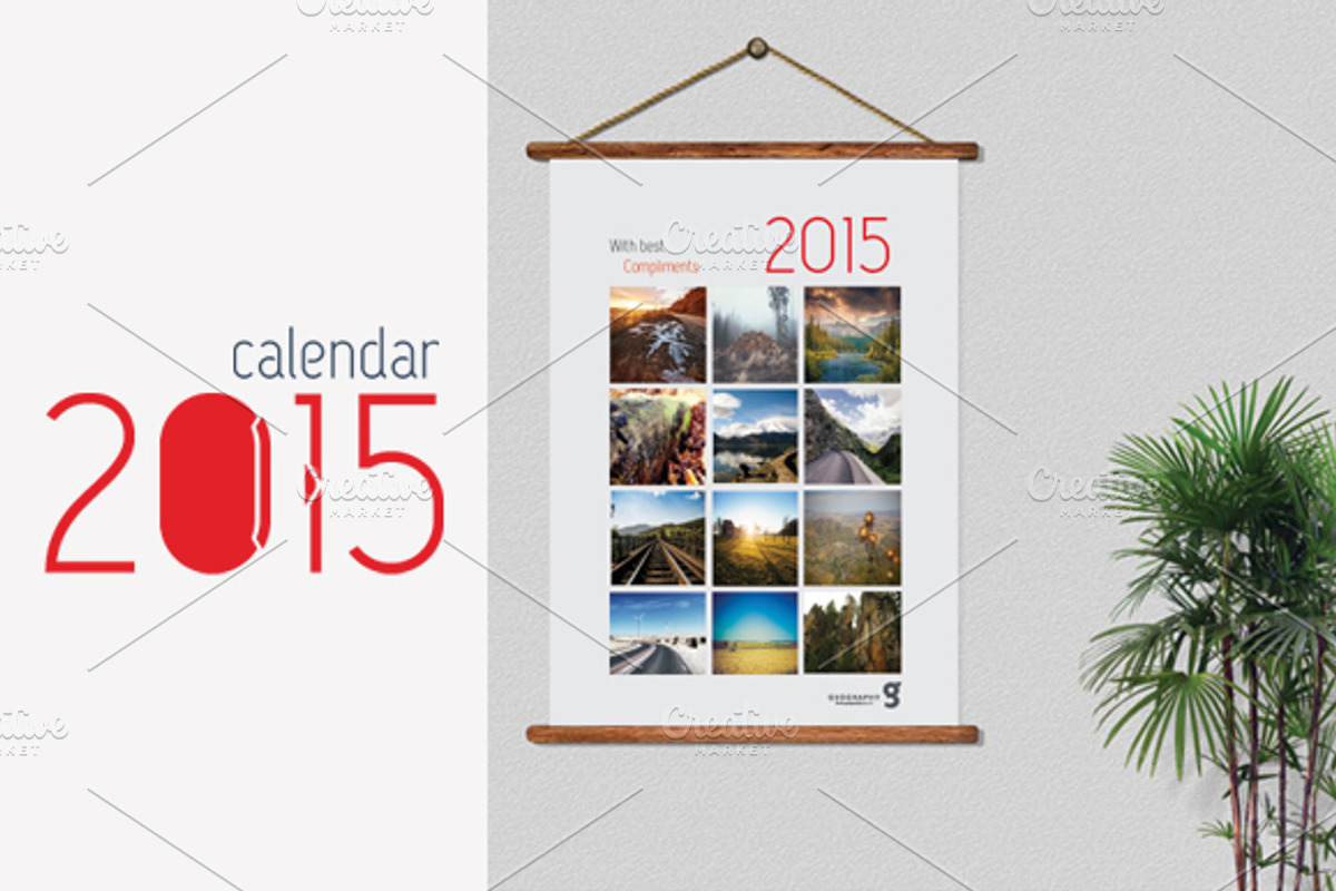 Calendars 2015, a Stationery Template by vectorlogo (Photo 2 of 2)