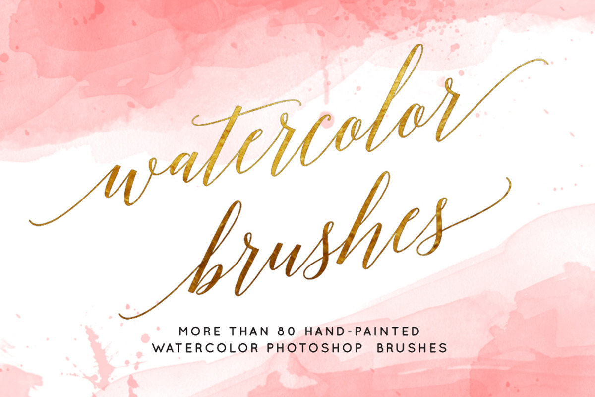 Watercolor brushes, an Illustration by AnnelyBlooms (Photo 1 of 9)