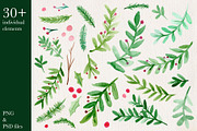 Christmas Watercolor Collection, an Illustration by Chelsea Bromley (Thumbnail 3 of 7)