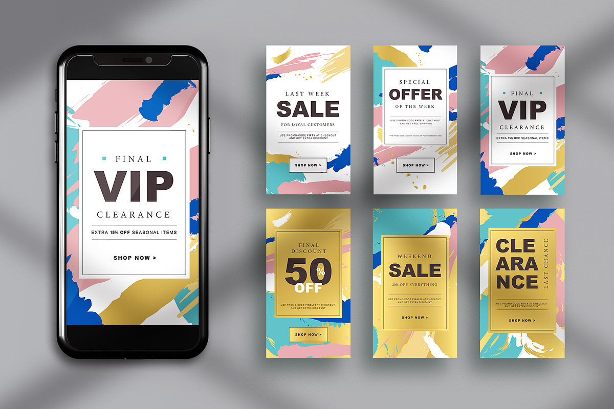Creative Mobile Sale Web Banners, a Templates & Theme by Grafvish (Photo 2 of 3)