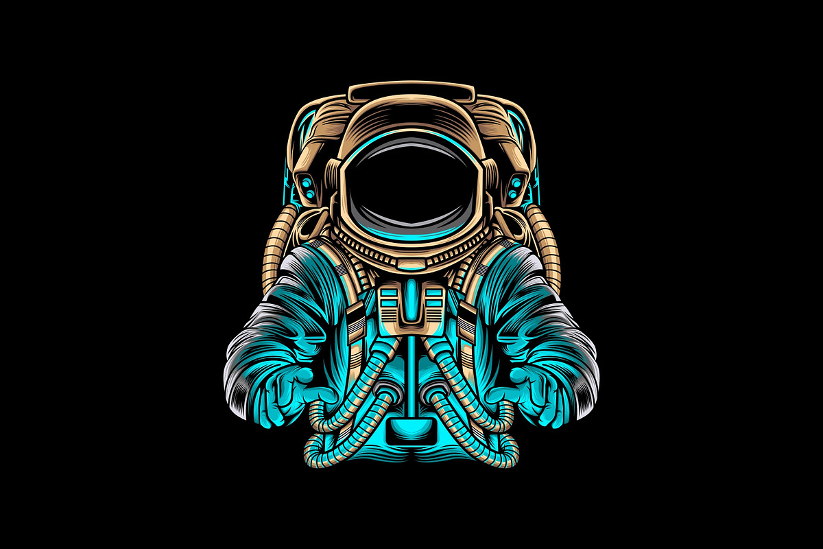 Astronaut Package, an Illustration by Pen of God Studio (Photo 1 of 2)