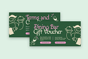 Dining Bar Gift Voucher, a Card Template by StreaksideStd (Thumbnail 2 of 2)