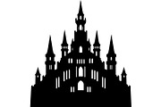 Fantasy Castle Silhouette, an Object Graphic by Creativeshirt (Thumbnail 2 of 20)