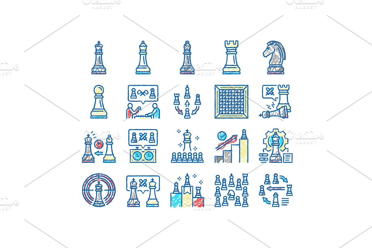 Chess Smart Strategy Game Figure, an Object Illustration by pikepicture